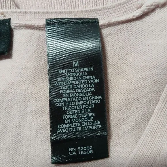 Axcess Women's Pink Maueve V-Neck Lightweight Pullover Sweater Size Medium NEW - Picture 6 of 9